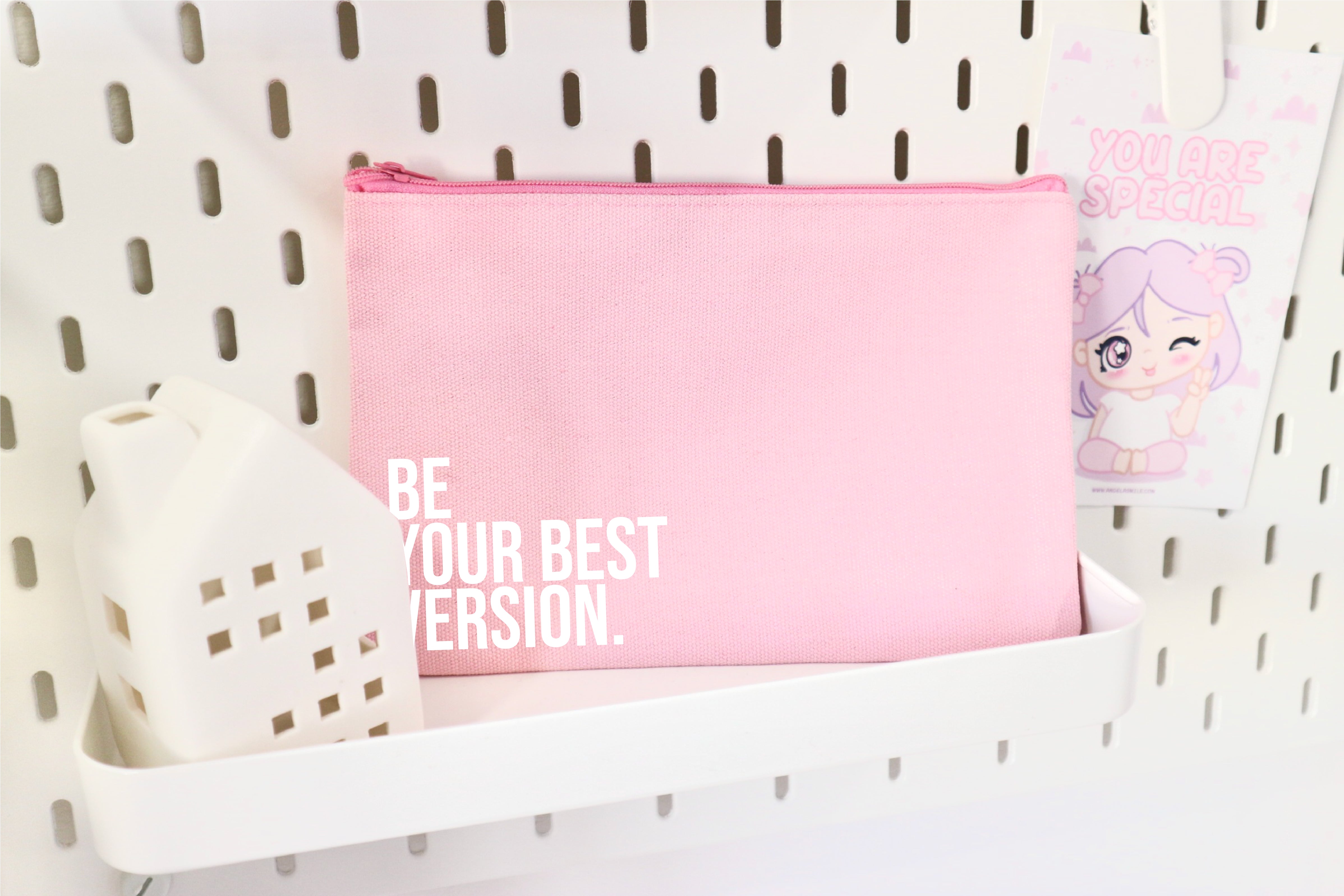 Pochette Pink "be your best version."