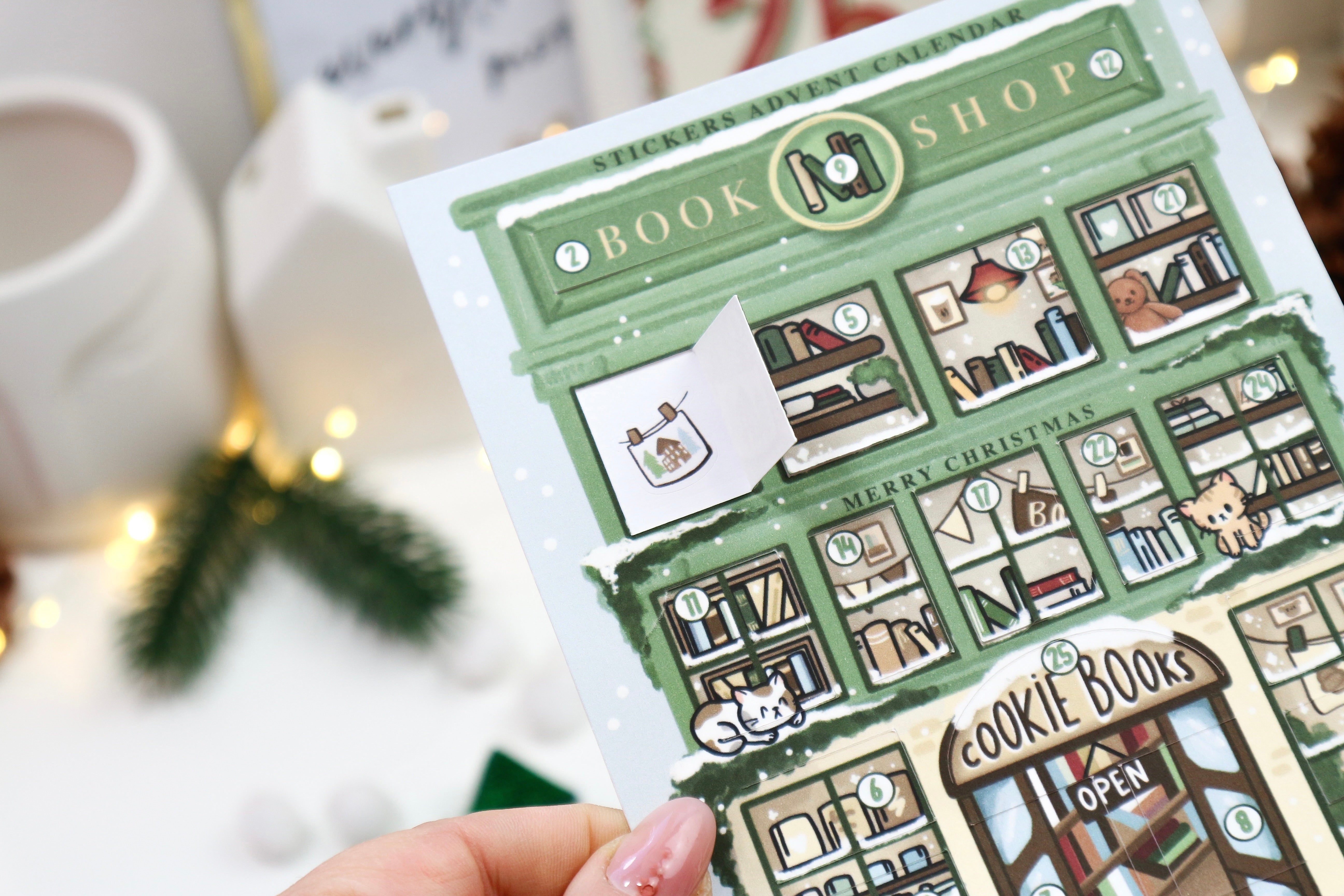 Calendario dell’Avvento di Stickers - BOOK SHOP