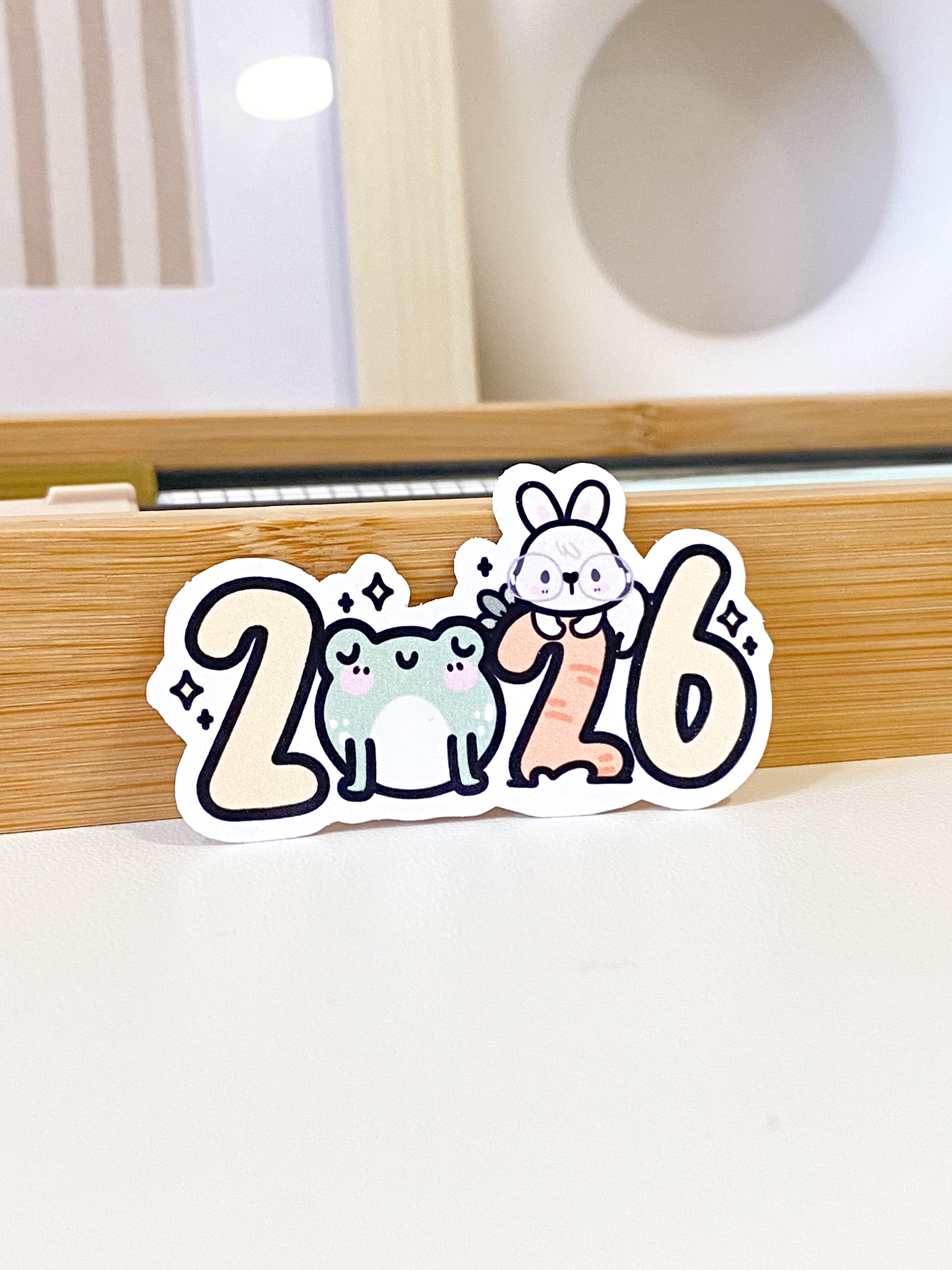 Die- cut 2026 Frog