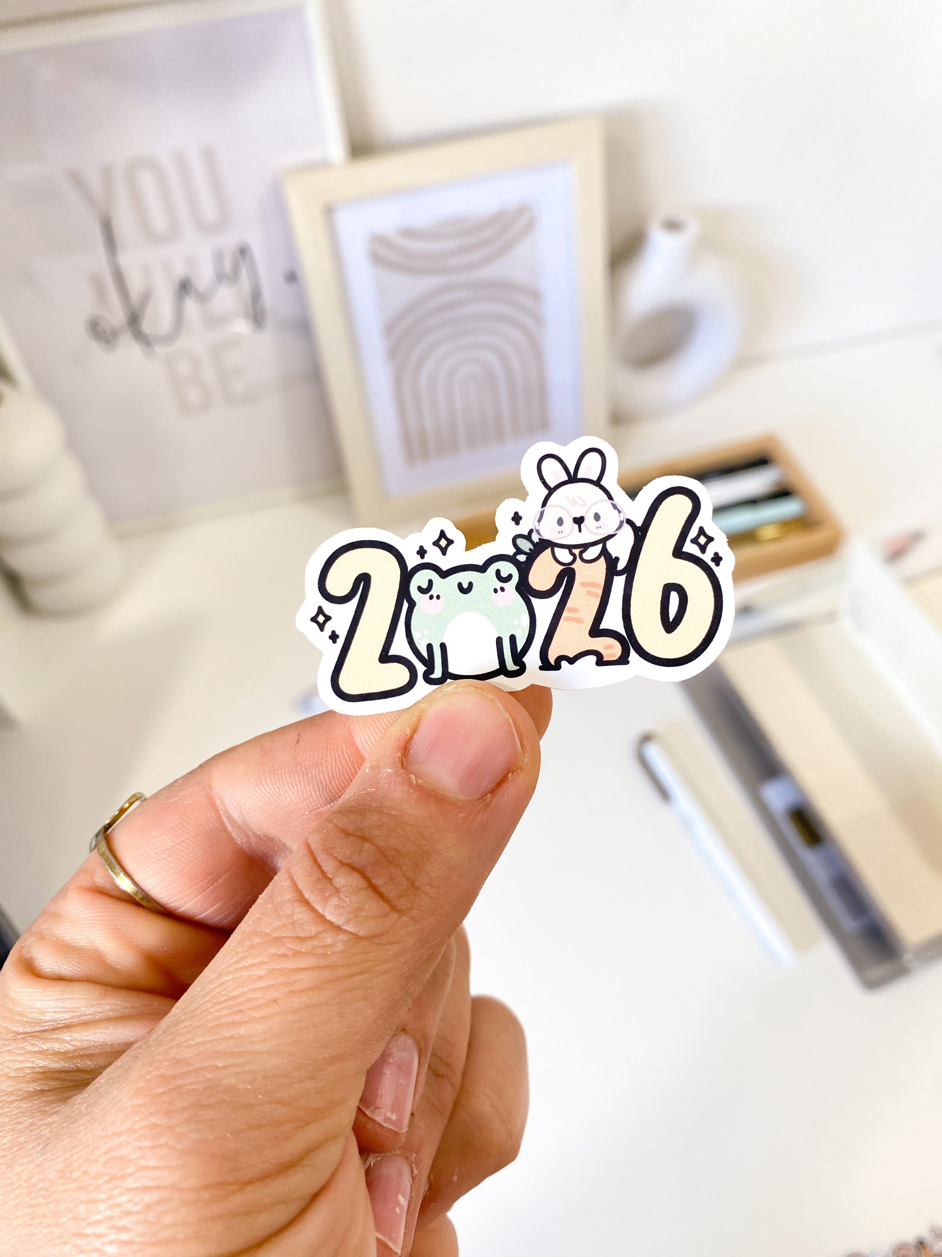 Die- cut 2026 Frog