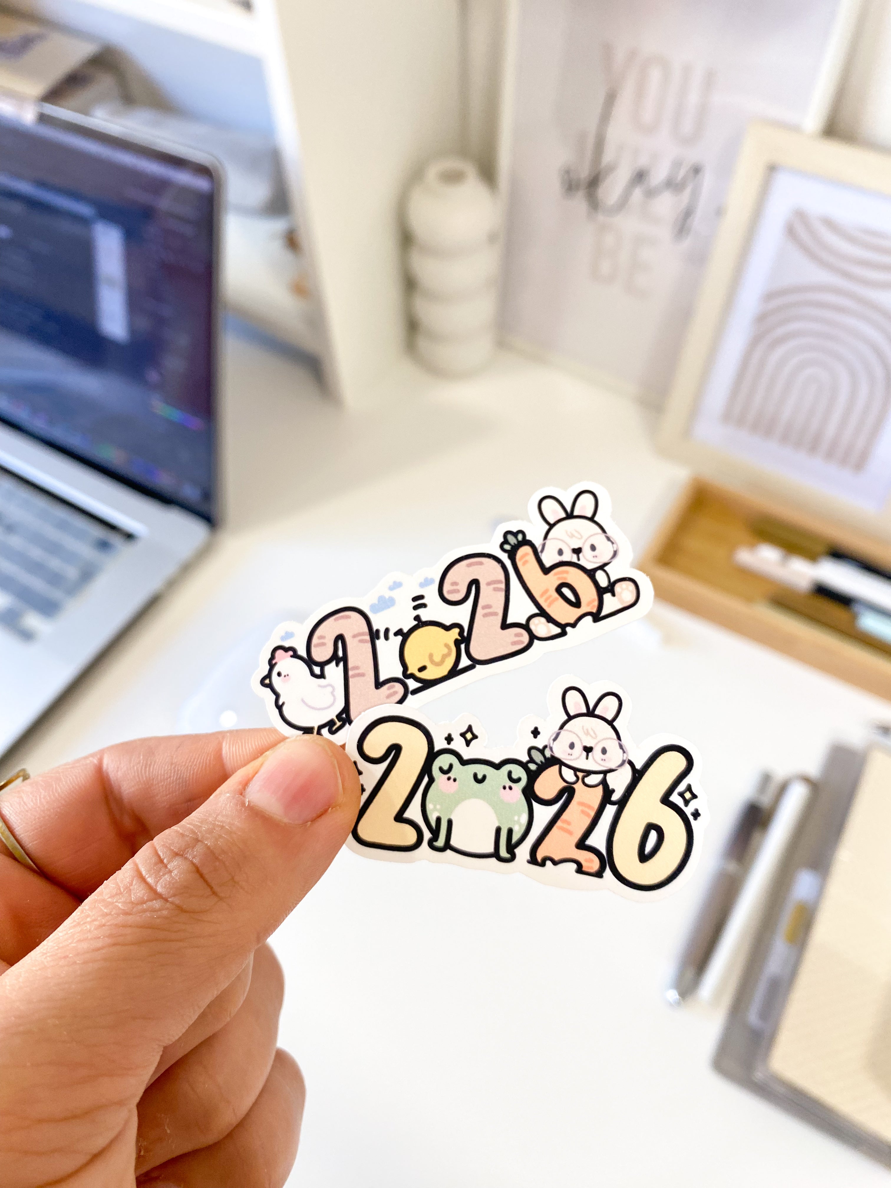 Die- cut 2026 Frog