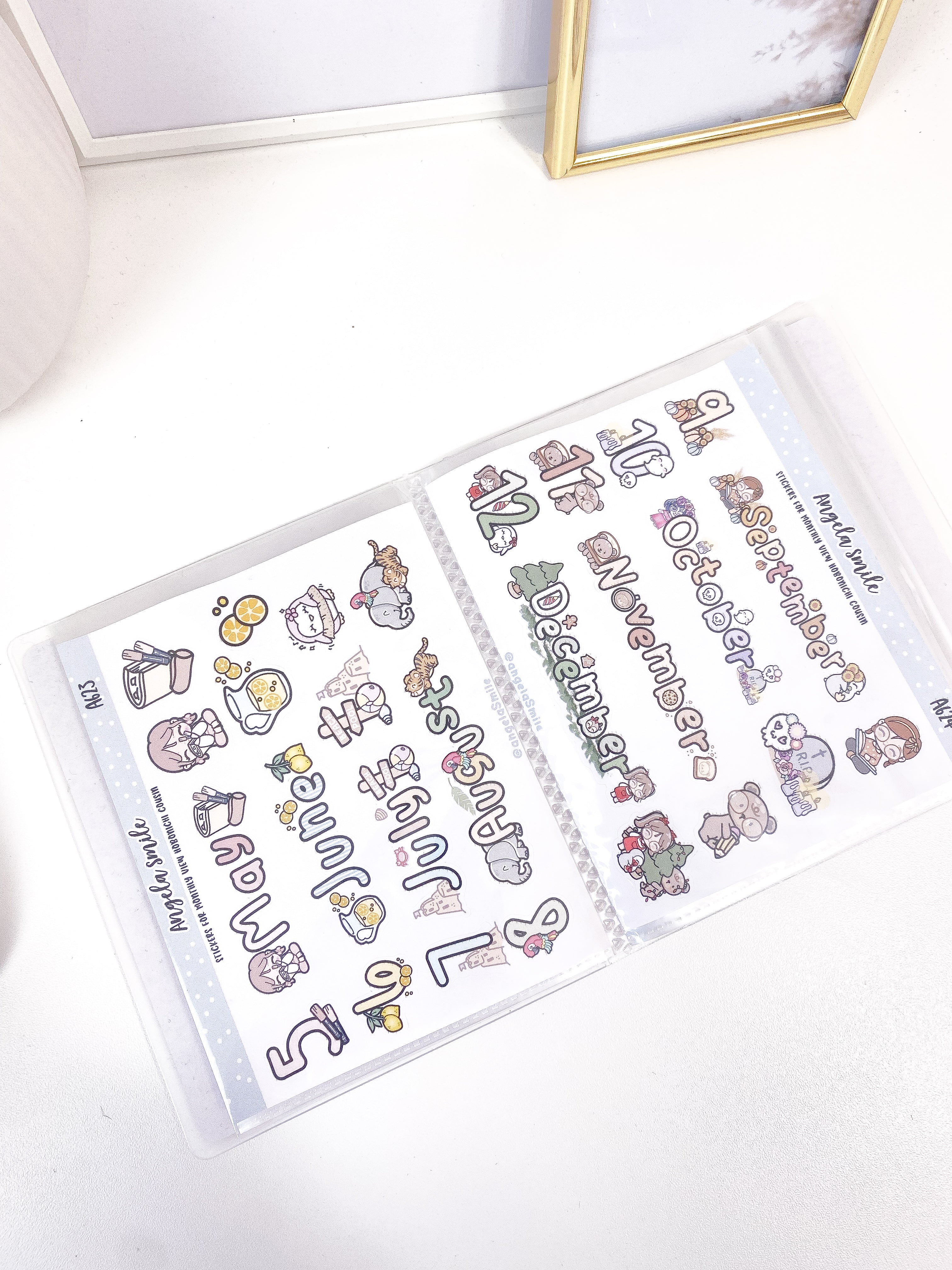 Sticker’s album A5 - cookie glitter