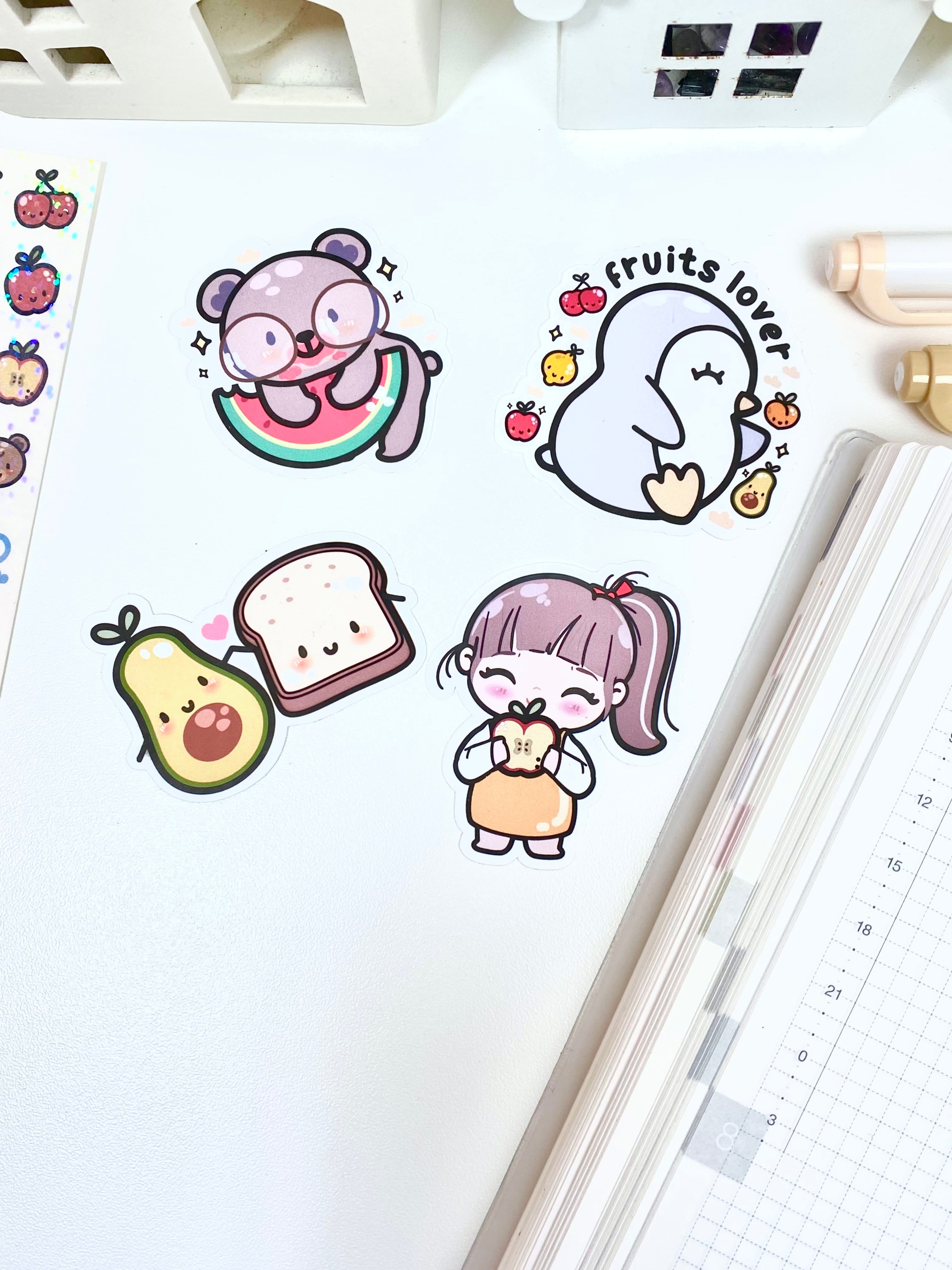 Die- cut Cutie Fruits