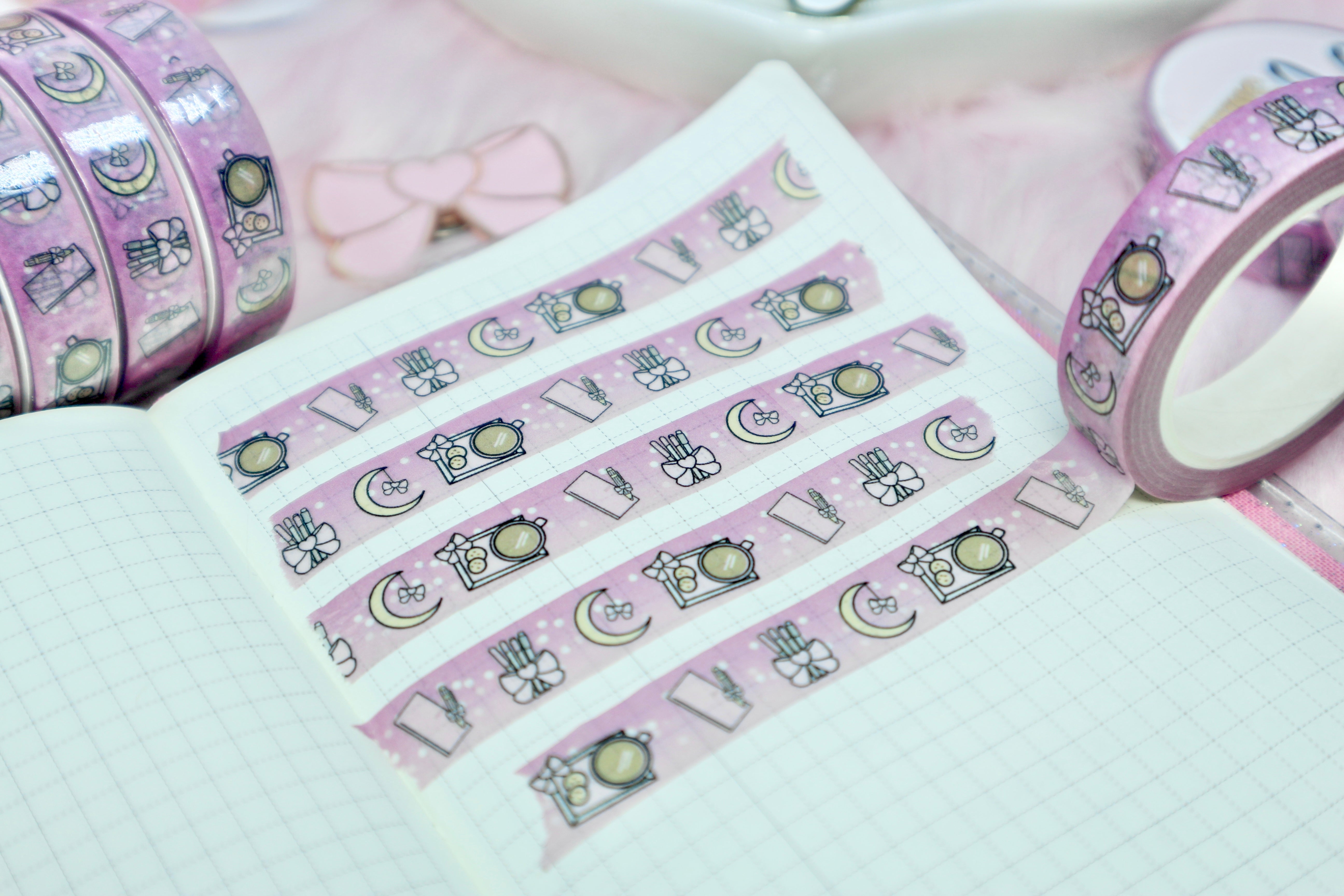 WASHI TAPE OBJECTS WITH BOW
